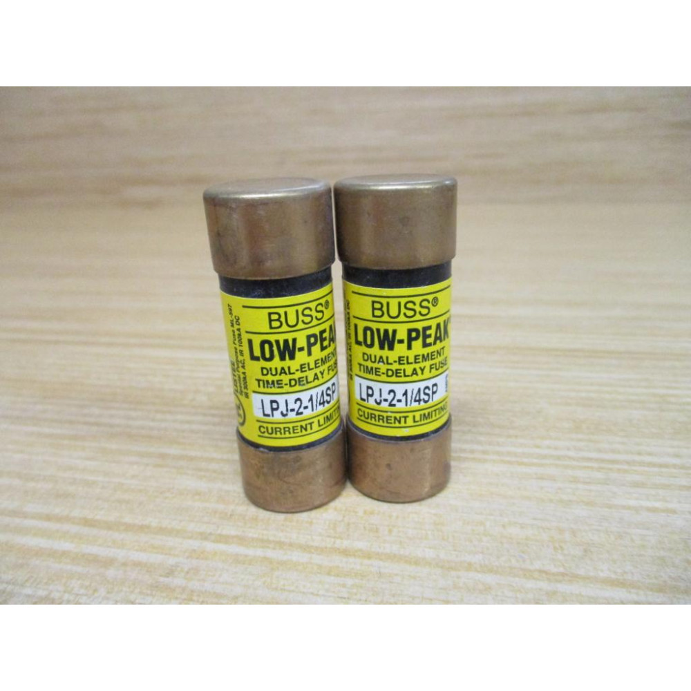 Cooper Bussman LPJ-2-14SP Buss 2-14A Fuse LPJ214SP (Pack of 2) - New No Box