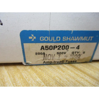 Gould Shawmut Ferraz A50P200-4 Fuse Cross Ref 540M80 (Pack of 4)
