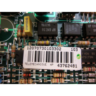 Telemecanique 1207074-0100A Circuit Board 12070740100A - Used