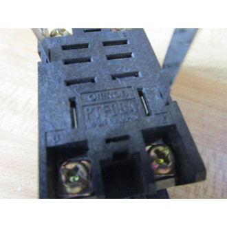 Omron PTF08A Relay Socket . - New No Box