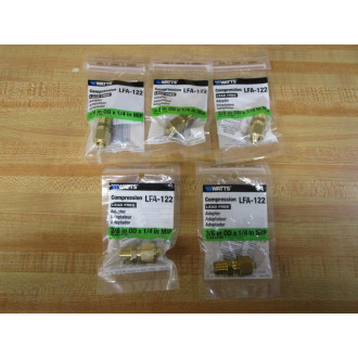 Watts LFA-122 Compression Adapter Fitting LFA122 (Pack of 5)