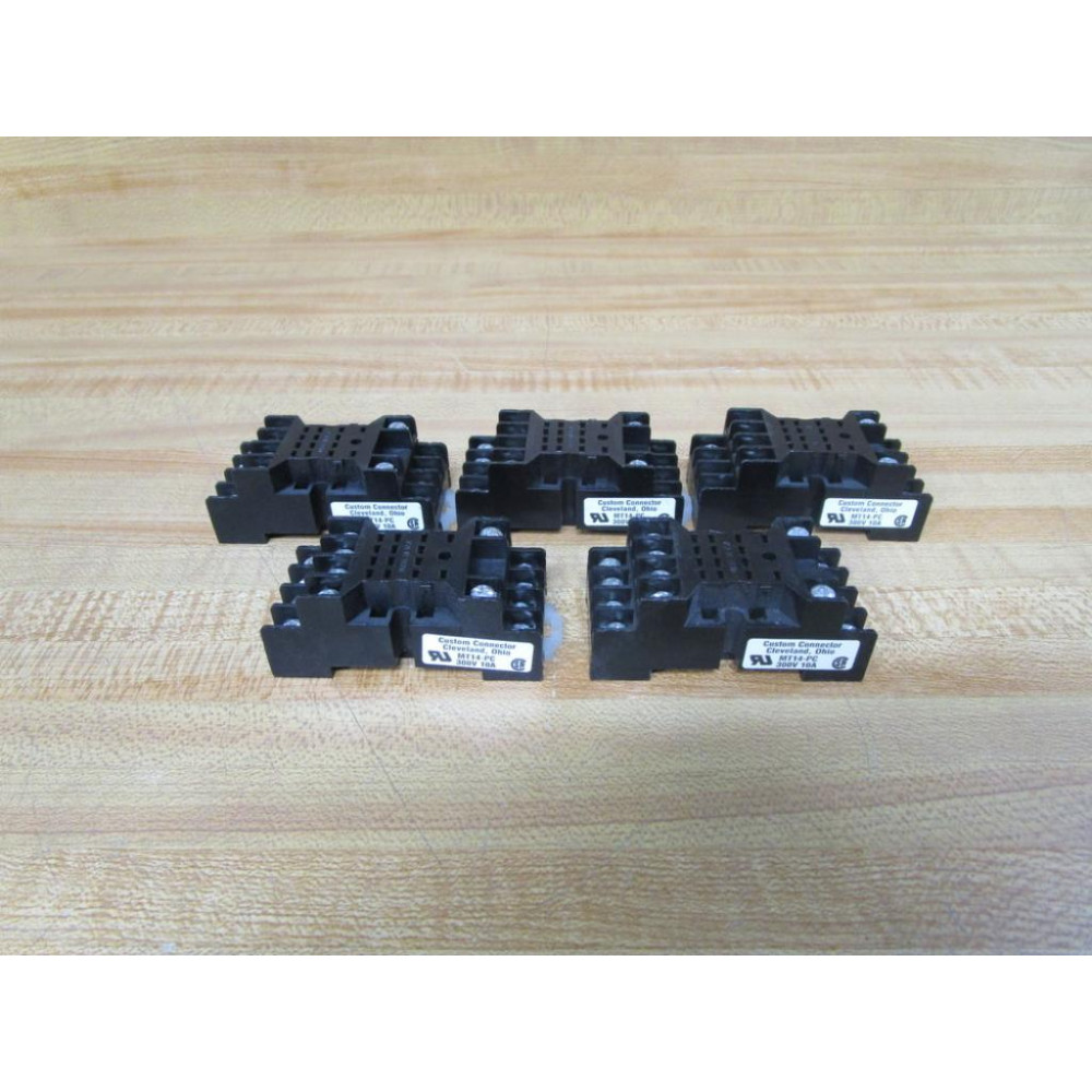 Custom Connector MT14-PC Relay Socket MT14PC - Used