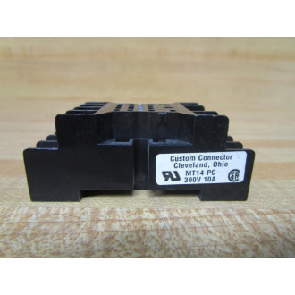 Custom Connector MT14-PC Relay Socket MT14PC 10 Amp (Pack of 5) - Used