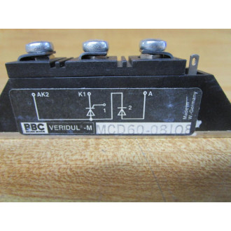 BBCBrown Boveri MCD60-08108 Thyristor Module MCD6008108 (Pack of 2) - Used
