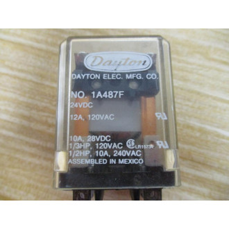 Dayton 1A487F Relay (Pack of 2) - Used