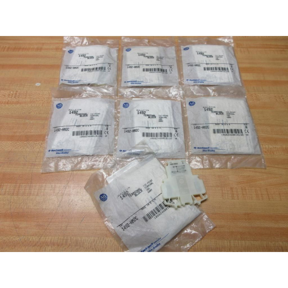 Allen Bradley 1492-HM2C Terminal Block 1492HM2C (Pack of 7)