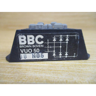 BBC Brown Boveri VUO50-08 NO5 Bridge Rectifier VUO5008NO5 - Used