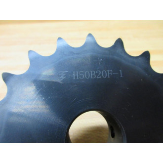US Tsubaki H50B20F-1 Sprocket H50B20F1 - New No Box