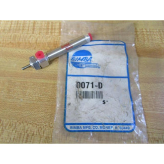 Bimba 0071-D Pneumatic Cylinder 0071D