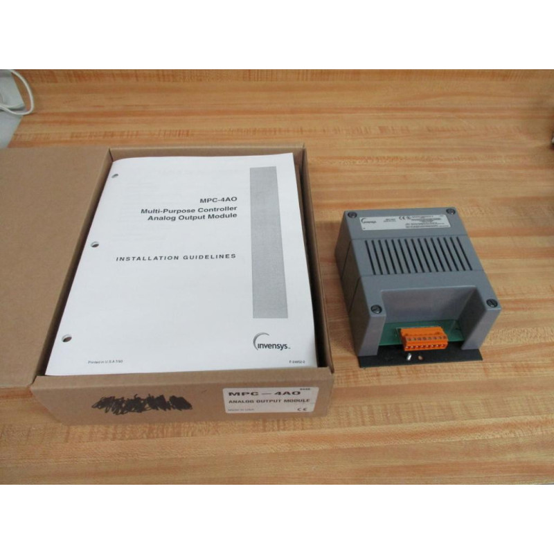 Invensys MPC-4AO Analog Output Module MPC-4A0 Invensys MPC-4AO Analog Output Module MPC-4A0