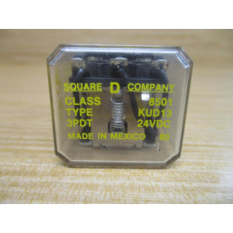 Square D 8501-KUD13 Relay 8501KUD13 - Used