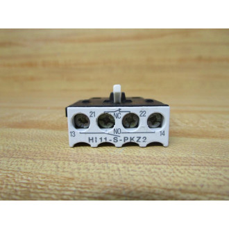 Moeller Klockner HI11-S-PKZ2 Auxiliary Contact HI11SPKZ2 - Used