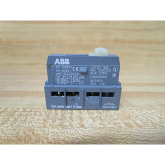 Asea Brown Boveri 1SAM401901R1001 ABB Auxiliary Contact Block Chipped - Used