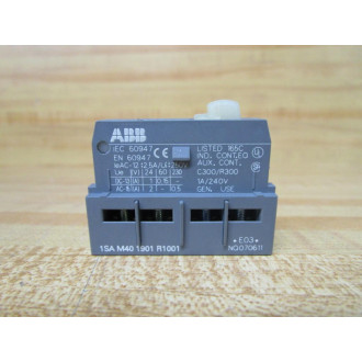 Asea Brown Boveri 1SAM401901R1001 ABB Auxiliary Contact Block - New No Box