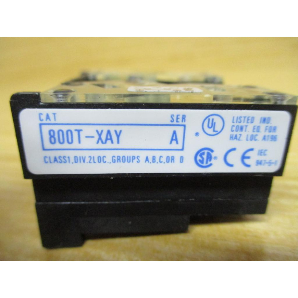 Allen Bradley 800T-XAY Contact Block 800TXAY - New No Box