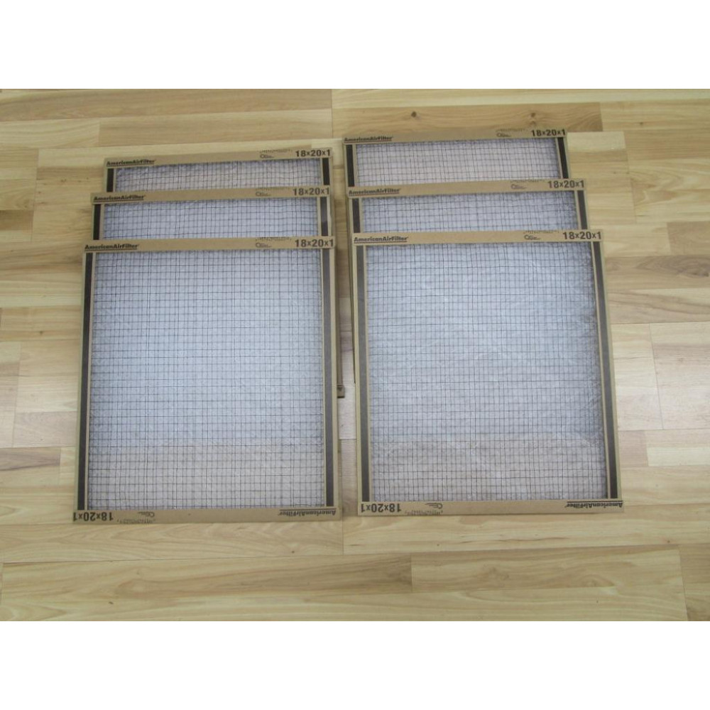 American Air Filter 221-627-151 AAF  Filter 18x20x1 (Pack of 6) - New No Box