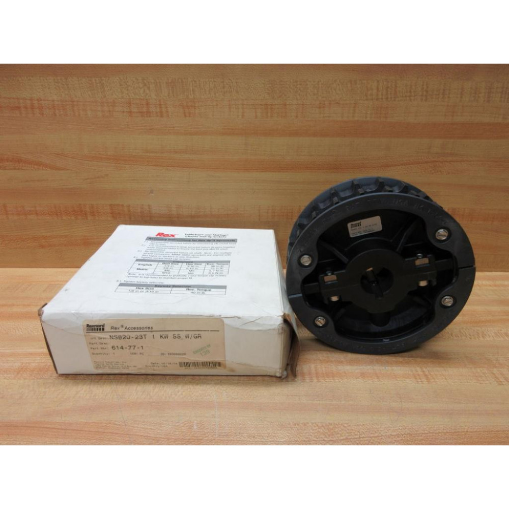 Rexnord NS820-23T-1 Split Nylon Sprocket 614-77-1