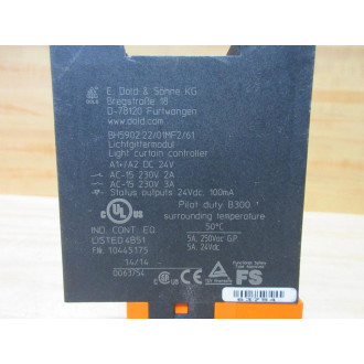 Dold BH59022201MF261 Safety Relay BH5902 - Used