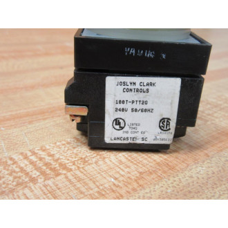 Joslyn Clark 100T-PTT2G Push To Test Pilot Light Unit - New No Box