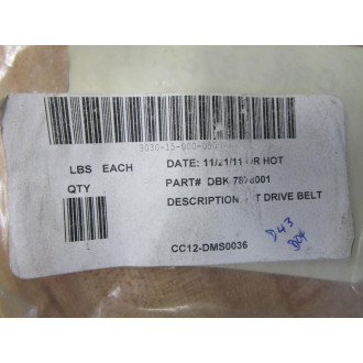 Macron DBK-7878001 Drive Belt Kit DBK7878001 - New No Box