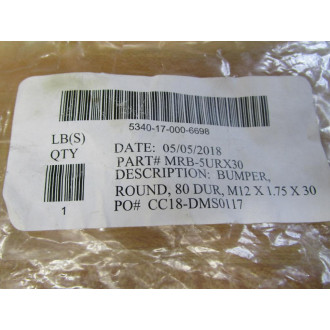 Fairlane Products MRB-5URX30 Bumper MRB5URX30 (Pack of 2)
