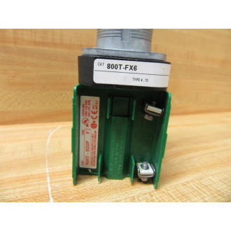 Allen Bradley 800T-FX6A4P Red Button 800TFX6A4P W(2) 800T-XD2P - New No Box