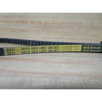 Dayco 16XC1370 Gold Label Cog-Belt BX51 (Pack of 3)