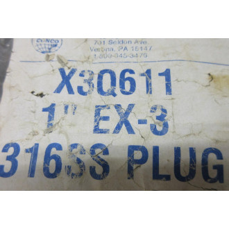 Conco Systems X3Q611 Expanding Tube Plug EX-3 (Pack of 50) - New No Box
