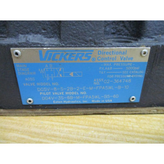 Vickers 02-364748 Valve DG5V-8-S-2B-2-E-M-FPA5WL-B-10 - New No Box