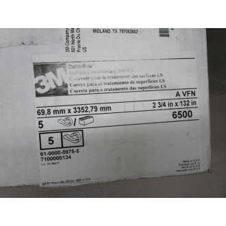 3M 2-34" X 132" Scotch Brite Surface Conditioning Belt 234"X132" (Pack of 5)