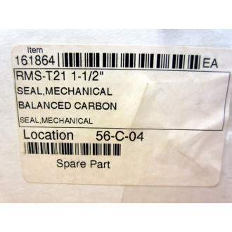 Woodrock 1252682 Reliable Mechanical Seal T21x1-12 RMS-T21 1-12"