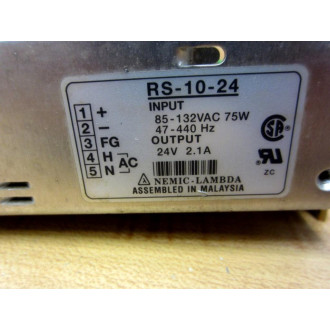 Nemic Lambda RS-10-24 Power Supply RS1024 Non-Refundable - Parts Only