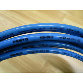 Festo PUN-E-12X1,6-BL Plastic Tubing 535329 12 Meter Length - New No Box