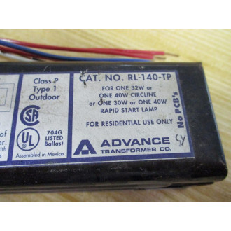 Advance RL-140-TP Ballast RL140TP - Used