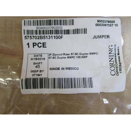 Corning Optical Cable 575702B5131100F Fiber Optic Cable 95605-2MM50