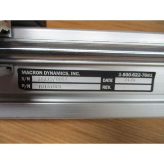 Macron 10187001 Linear Rail & Slide - New No Box