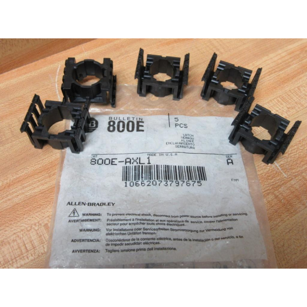 Allen Bradley 800E-AXL1 Mounting Latch 800EAXL1 (Pack of 5)