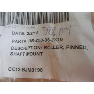 Fairlane RR-250-35-EX10 Finned Roller RR25035EX10 - New No Box