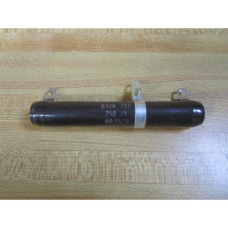 Ohmite D50K-750 Resistor 750Ω 0570 (Pack of 2) - New No Box
