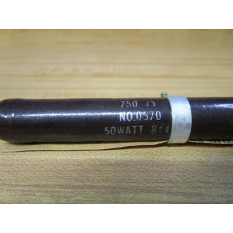 Ohmite D50K-750 Resistor 750Ω 0570 (Pack of 2) - New No Box