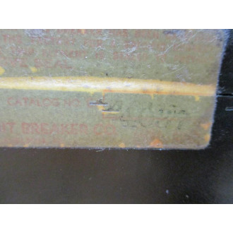 Allen Bradley ET-4037 100A Circuit Breaker ET4037 - Used