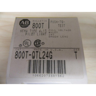 Allen Bradley 800T-QTL24G Pilot Light 800TQTL24G
