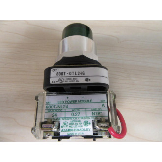 Allen Bradley 800T-QTL24G Pilot Light 800TQTL24G