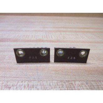 Federal Pacific Electric 5490-F2.5 FPE Heater Element F2.5 (Pack of 2) - Used