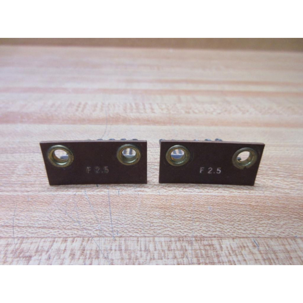 Federal Pacific Electric 5490-F2.5 FPE Heater Element F2.5 (Pack of 2) - Used
