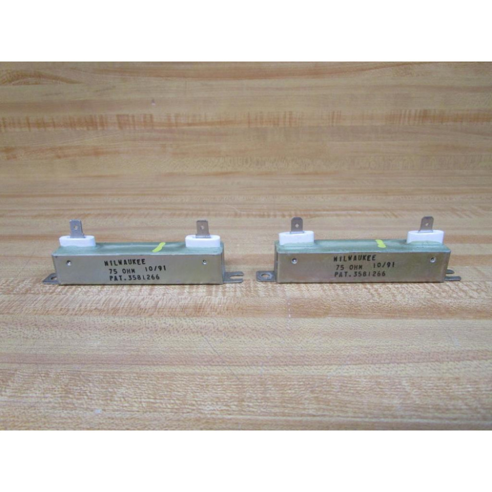Milwaukee Resistors 3581266 Resistor 75 OHM (Pack of 2) - Used