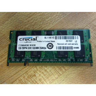 Crucial CT25664AC667 Memory Module CT25664AC667.M16FM