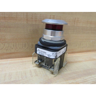 Allen Bradley 800T-FXP16RD4 Red Button W800T-XD4, 800T-Blank - Used