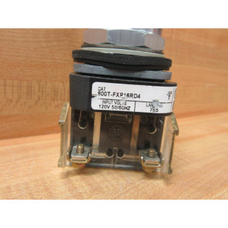 Allen Bradley 800T-FXP16RD4 Red Button W800T-XD4, 800T-Blank - Used
