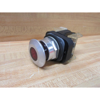 Allen Bradley 800T-FXP16RD4 Red Button W800T-XD4, 800T-Blank - Used